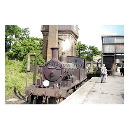 ptc9017 - Steam Locomotive No.30583 at Axminster Station, Sept. 1954 - print 6x4
