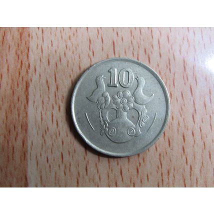 Cyprus 1990 10 Cents Coin