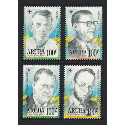 Aruba Politicians Internal Autonomy 4v 1996 MNH SG#175-178