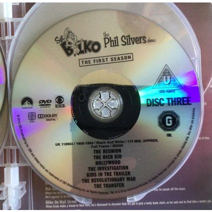 Bilko (Phil Silvers Show) Complete 1st Season (1955-56) 34 Episodes on 5 DVDs
