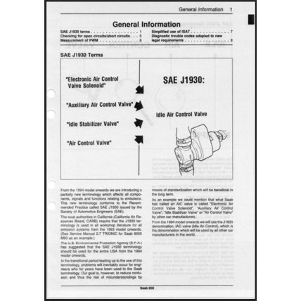Saab 900 Automatic Transmission Workshop Manual 1994 199321564 PDF