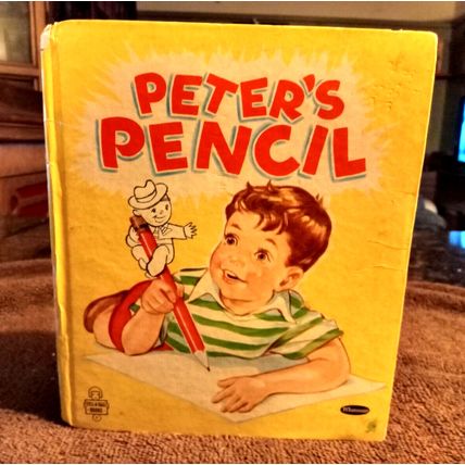 Tell-A-Tale Series Peter's Pencil By Paula Hurley Butler 1953 Very Good Shape