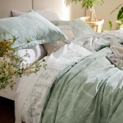Bedsure Queen Comforter Set - Sage Green Bed Set, 3 Pieces Cute Floral Bedding,