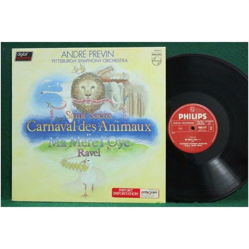 Previn - Saint-Saens: Carnaval des Animaux/Ravel: Ma Mere L’Oye - 9500 973 - EX