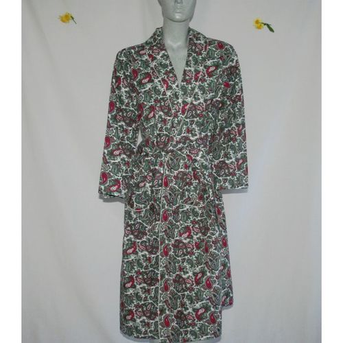 Mens Vintage Paisley Dressing Gown Empire Made