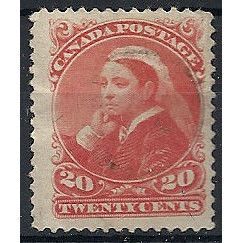 Canada 1893 SG115 20c Vermillion Very Fine Used ...