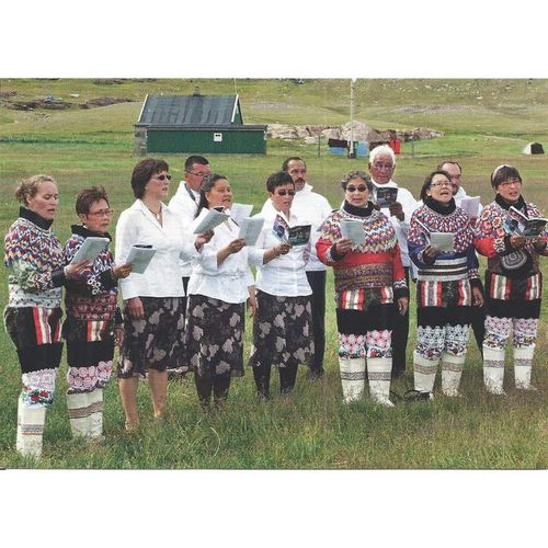 BET.G527: The Vilhelm Lynge Choir singing at Igaliku, South Greenland