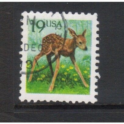 USA 1991 19c FAWN USED