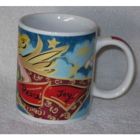 Starbucks Home for the Holidays Peace Joy Coffee Mug Mary Graves design