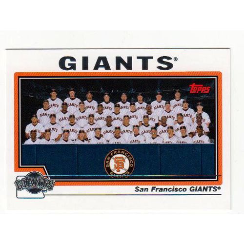 2004 Topps San Francisco Giants team set with traded- 25 cards