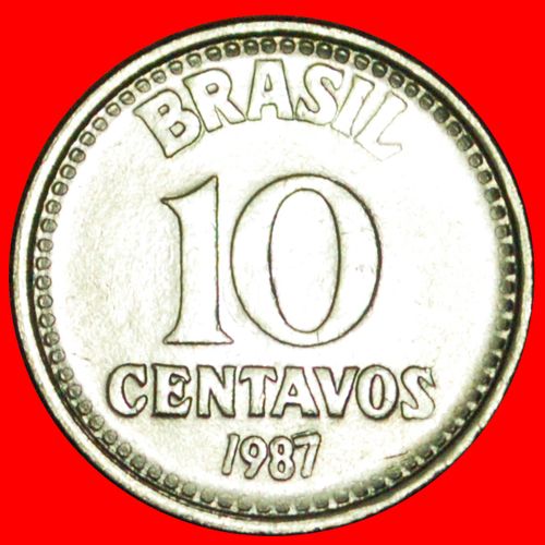 SOUTHERN CROSS (1986-1988): BRAZIL ★ 10 CENTAVOS 1987! LOW START ★ NO RESERVE!