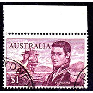 Australia 1966 Navigators Seafarers Flinders $1.00 Used Stamp
