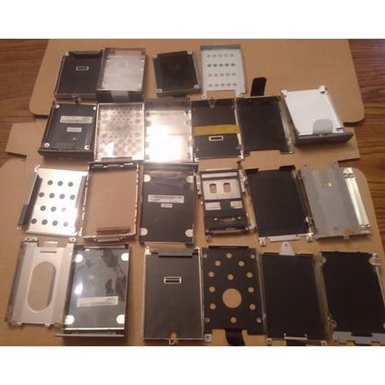 LOT of 50: Laptop Hard Drive Caddy Trays