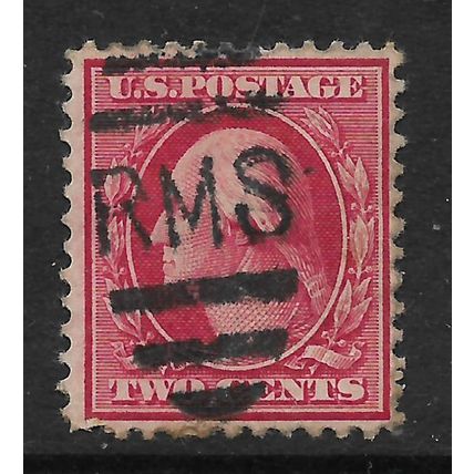 USA 1908 2c CARMINE WASHINGTON SG 339 FINE USED
