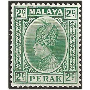 Perak 1936 SG89 2c Green Mounted Mint ..