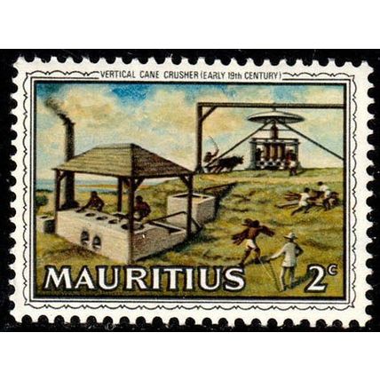 Mauritius 1969 Sugar Cane Crusher 2c MNH Stamp