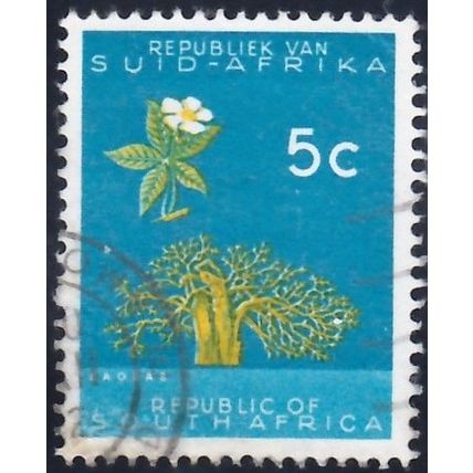 South Africa, 1961 5c Baobab Tree, SG 204 (Scott #260), used
