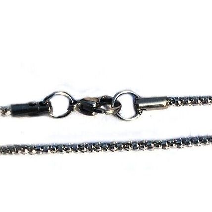 Stainless Steel 20 Inch 2.5mm Popcorn Link Chain Necklace