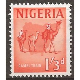 Nigeria 1961 SG97 1/3d Orange Mounted Mint ..