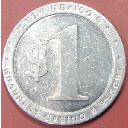 Isleta. $1 Casino Token. Albuquerque, NM. T29.