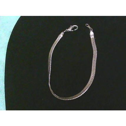 Gold herringbone 7" Bracelet