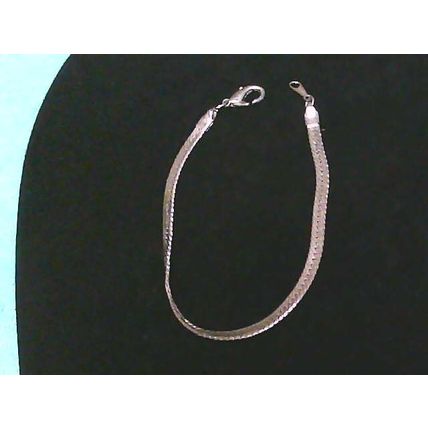 Gold herringbone 7" Bracelet