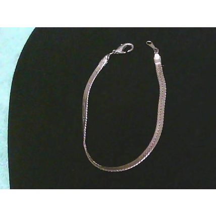 Gold herringbone 7" Bracelet