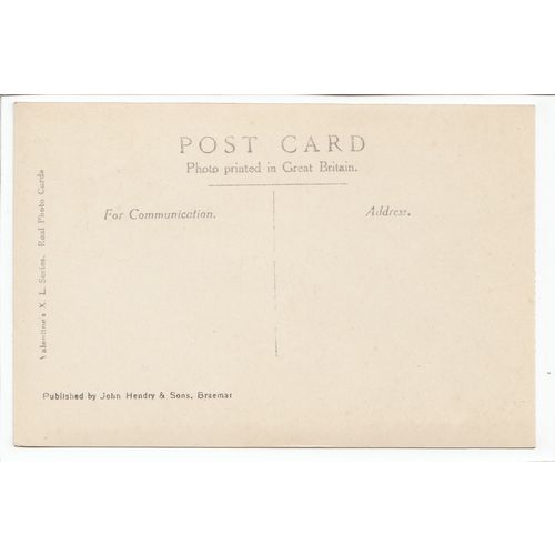 On the Corriemulzie Road Braemar Aberdeenshire RP Postcard