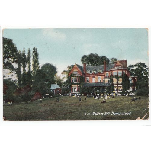 Golders Hill House Hampstead London Postcard