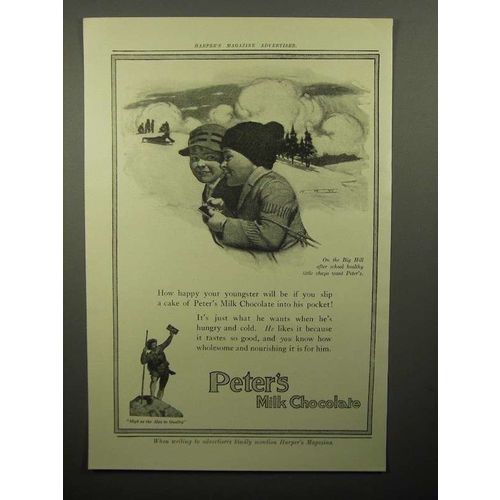 1913 Peter's Milk Chocolate Ad!