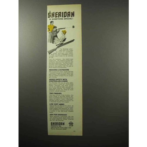 1970 Sheridan Pneumatic Rifle Ad - Is Something Special