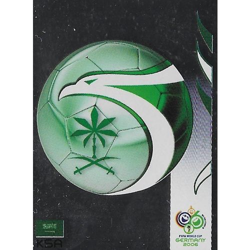 Panini's FIFA World Cup Germany 2006 Stickers: No.587 - Saudi Arabia Team Badge