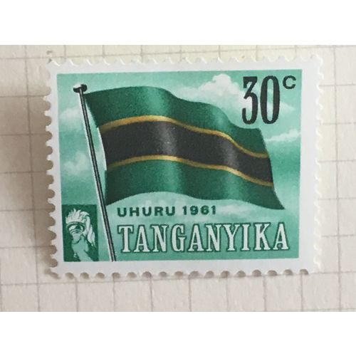 Tanganyika 1961 Independence 30c Flag Mounted Mint MM SG 112 Sc 49 postage stamp