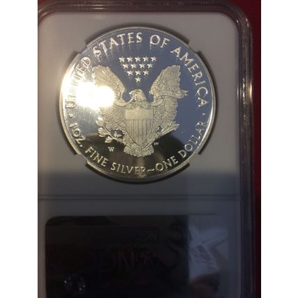 2017 1 OZ SILVER AMERICAN EAGLE NGC PF70 ultra cameo ED MOY signed