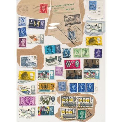 39 GB mixed stamps mostly pre-decimal