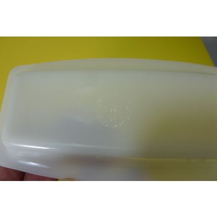 VTG Pyrex Stick Butter Dish Gold Flower and Butterfly