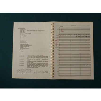 Metropolis by Adam Gorb - Concert Band, Full Score (Maecenas Music)