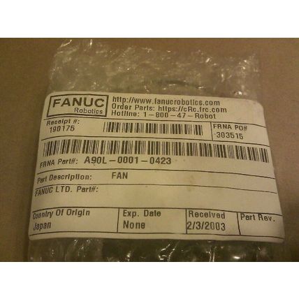 NEW Genuine FANUC Replacement Fan A90L-0001-0423