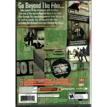 Reservoir Dogs (PC-CD, 2006) for Windows 2000/XP - NEW Sealed DVD BOX