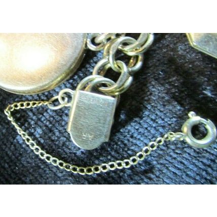 RARE 1800's Gold Victorian Heart Locket Charm bracelet 18 Lockets 88.7 grams