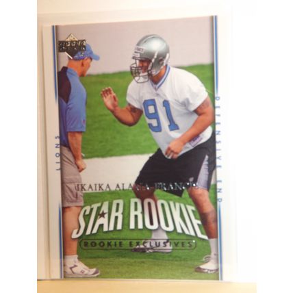 2007 Upper Deck IKAIKA ALAM-FRANCIS (Lions) Star Rookie card #227