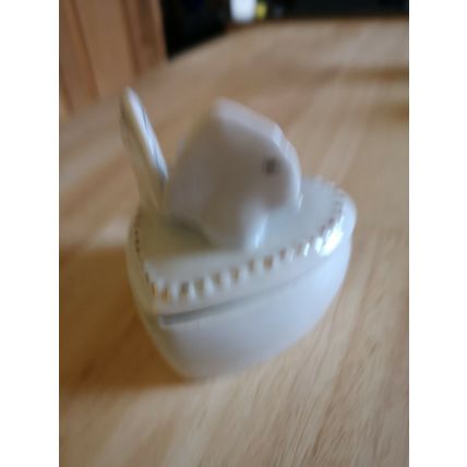 Heart Shaped Trinket Box Love Birds