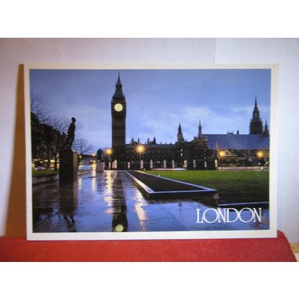 PARLIAMENT SQUARE, LONDON. unused postcard by T B. 1989 #