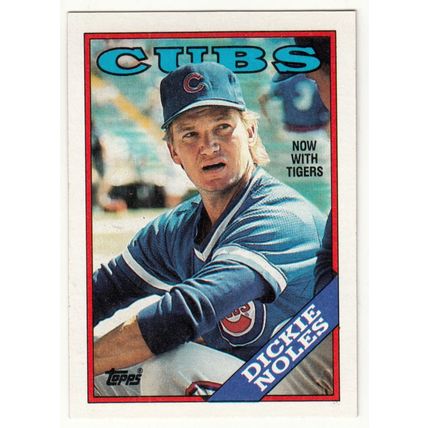 1988 Topps baseball card 768 Dickie Nole