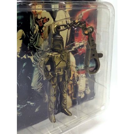 Star Wars Boba Fett Die Cast Metal Keychain Key Ring - 1997 Factory Sealed