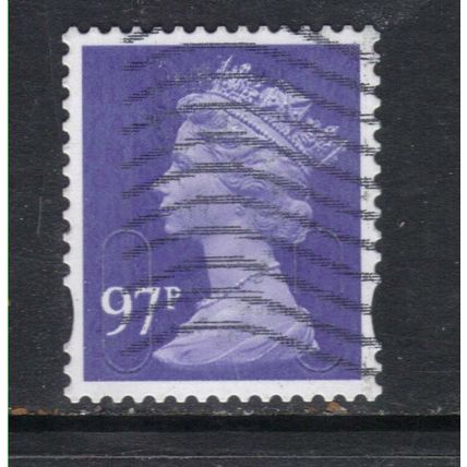 GB 2014 QE2 97p Bluish Violet security Machin ( M14L ) SG U2932 ( K902 )