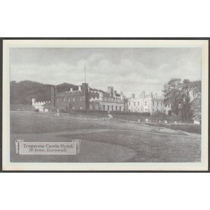 Tregenna Castle Hotel, St Ives, Cornwall, c.1930 - Postcard