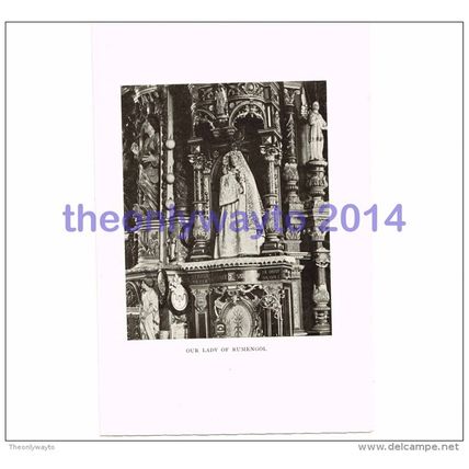 Our Lady of Rumengol, Brittany, France, Book Illustration (Print), 1912