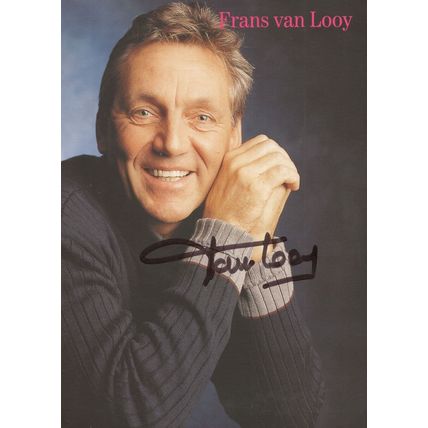 Frans Van Looy Belgium Cycling Road Race Hand Signed 2001 Tour Photo