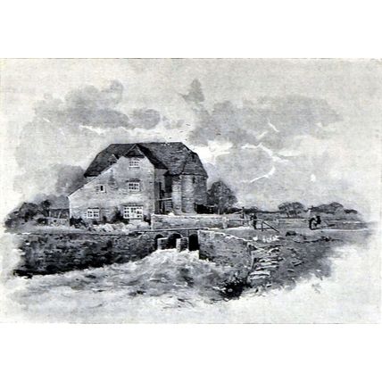 FITTLEWORTH MILL, ON THE ARUN 1893 George Charles Haité PRINT